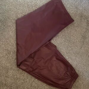 Wild Fable Maroon Wide Leg Pants